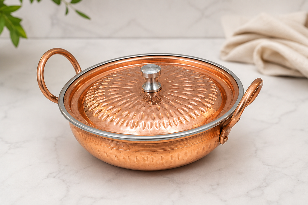Copper karahi Mithar